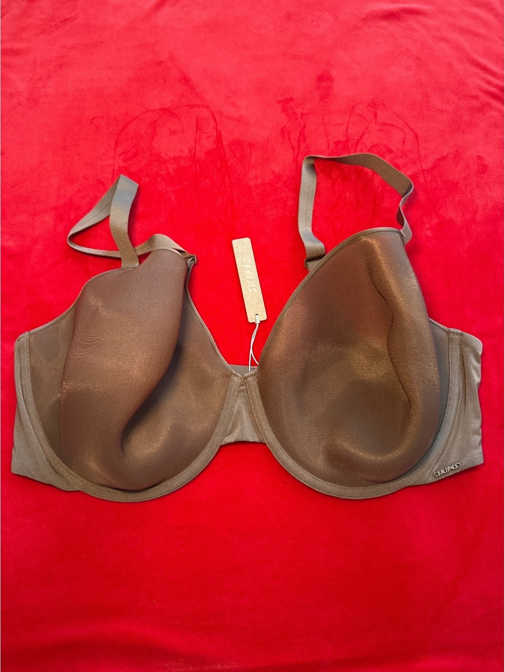 Skims Weightless Demi Bra Color Jasper Size 46DDD